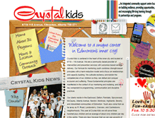 Tablet Screenshot of crystalkids.org